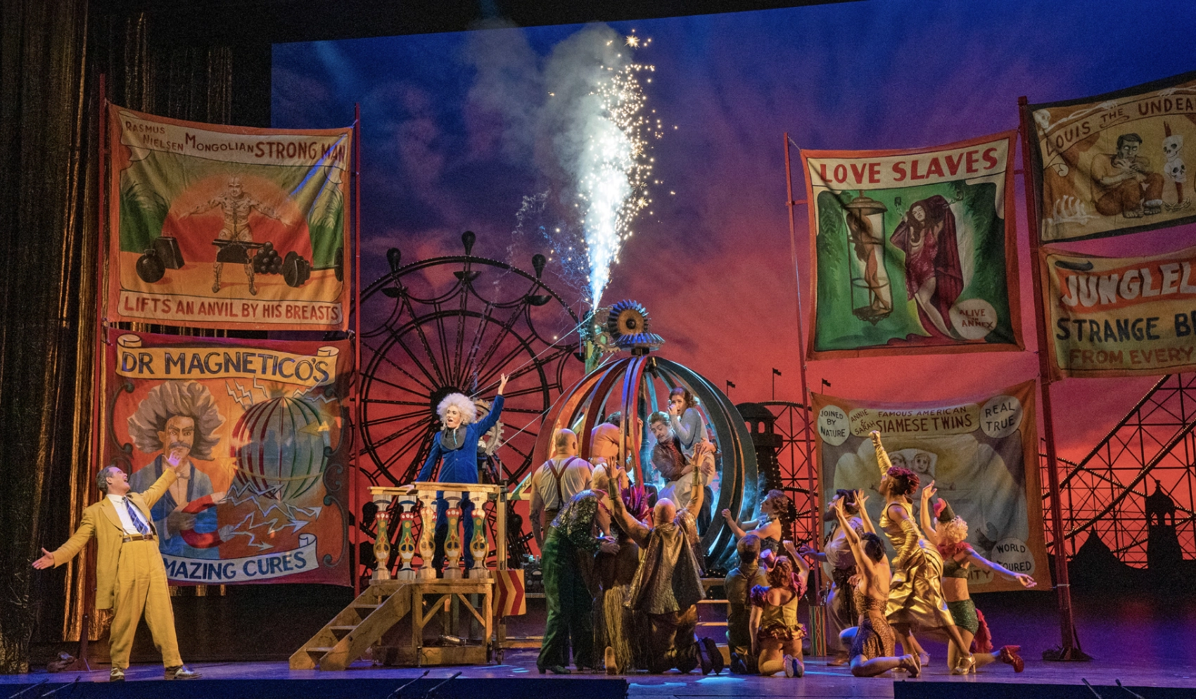 Image from Cosi Fan tutte stage performance at the Met Opera